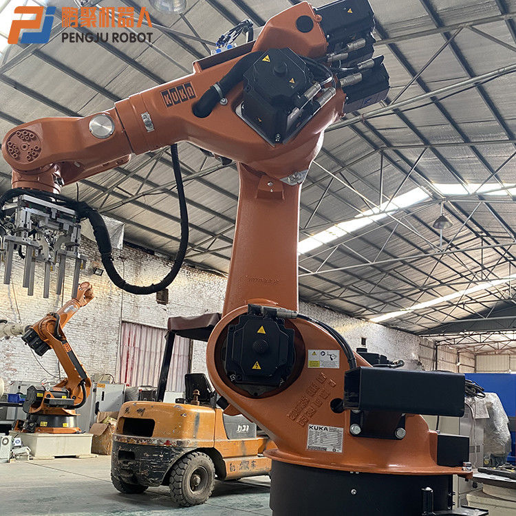 KUKA KR 60-3 Lắp đặt pallet, tải và thả phụ tùng, gia công, xử lý phụ tùng, cắt laser, hàn laser