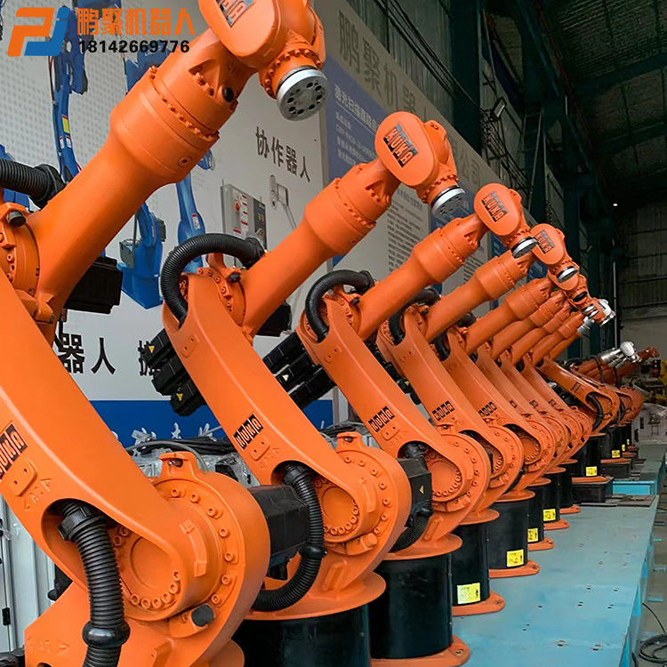 1611mm Reach Palletizing Robot Thiết bị tự động hóa được gắn trên sàn, Robot hàn Flux Core, Robot tải máy