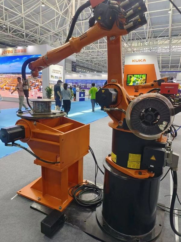 240kg Trọng lượng 6 trục Robot mặt đất / trần nhà / lề cài đặt 1911mm phạm vi làm việc