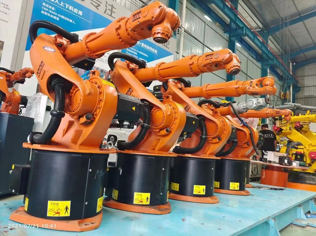 KR16L6 6kg Trọng lượng hữu ích 6 trục Robot XP Phòng điều khiển mặt đất / trần nhà Lắp đặt Bộ hàn cung góc nghiêng MIG