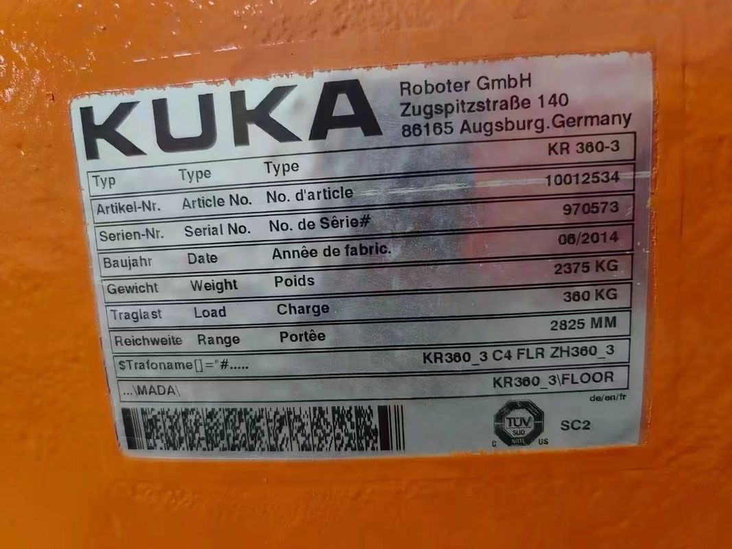 Tăng tối đa sản lượng của bạn với robot KUKA đã qua sử dụng KR360-3 và KRC4 Controller ARC hàn lắp ráp của bộ phận tải và thả robot cắt