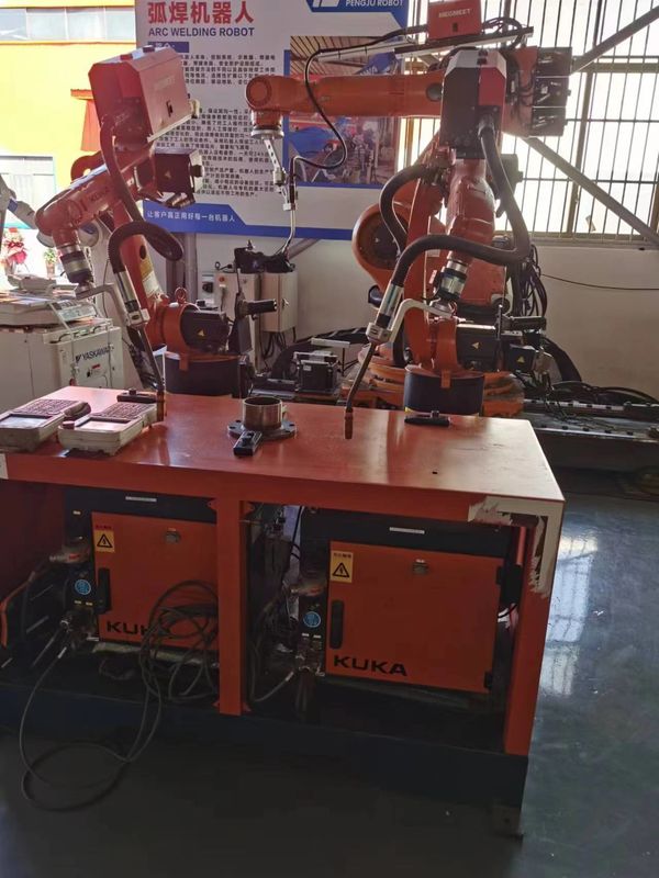 KUKA KR5 R1400 KRC4 xử lý các bộ phận, đo lường, lắp ráp các bộ phận, dán