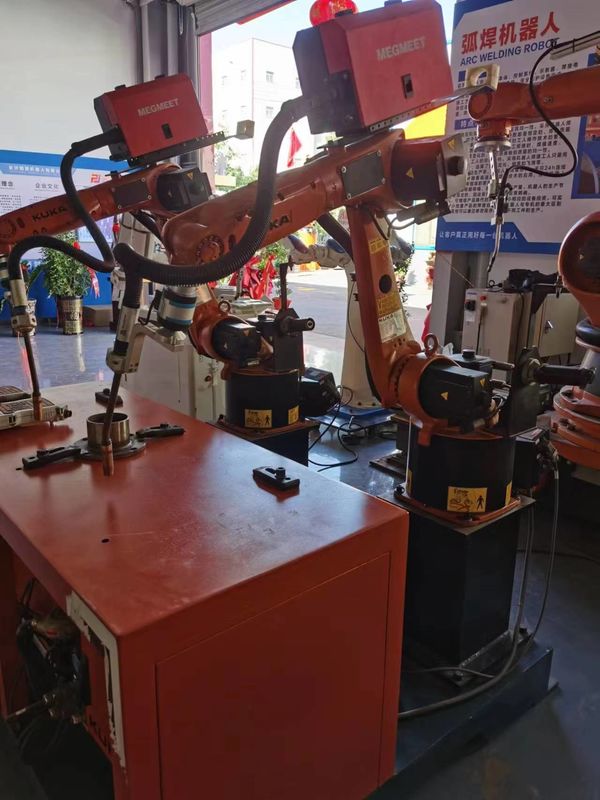 KUKA KR5 R1400 KRC4 xử lý các bộ phận, đo lường, lắp ráp các bộ phận, dán