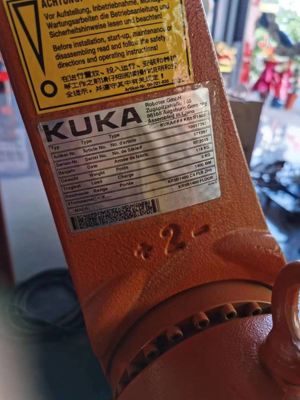 KUKA KR5 R1400 KRC4 xử lý các bộ phận, đo lường, lắp ráp các bộ phận, dán