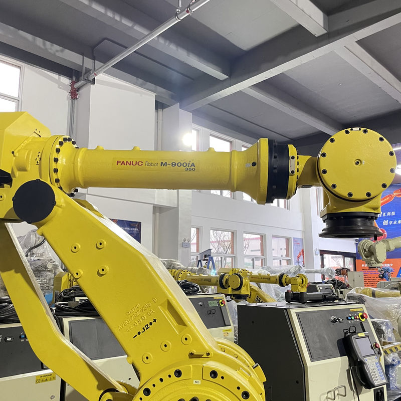 Robot công nghiệp 6 trục Fanuc M-900iA/350 Robot hàn 350kg tải trọng 2655mm để xử lý, đánh bóng, lắp ráp và dán