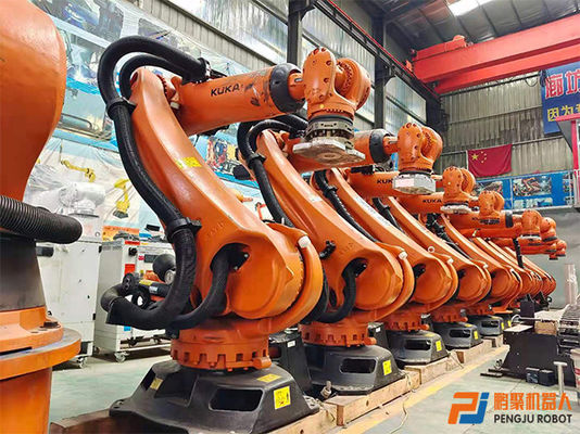 2700 mm Reach KUKA KR210 Robot KUKA 6 trục được sử dụng để chạm khắc chính xác, mài hiệu quả và tạo ra các tấm không lỗi