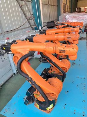KUKA KR240 công nghiệp được sử dụng Robot pallet tùy chỉnh với các thành phần cốt lõi PLC và giao thức giao tiếp DeviceNet